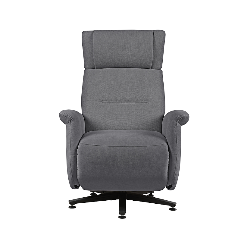 Modern power swivel recliner med andningsbart tyg och fritidsstol