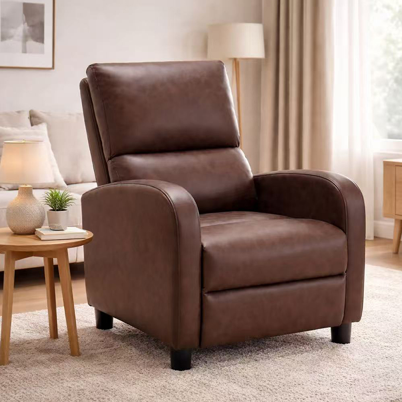 Mikrofiberfåtölj Push back Club Chair