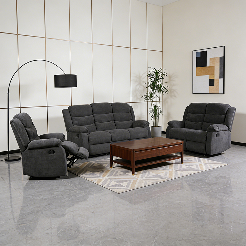 3-delat tyg Liggande vardagsrumsset, soffa, Loveseat och vilstol