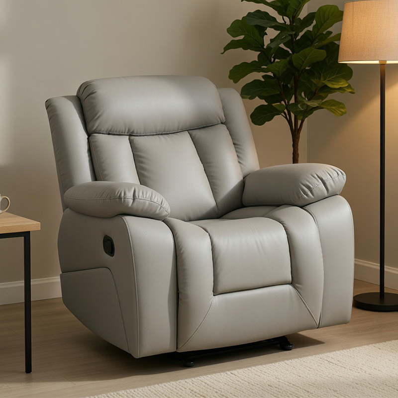 Manuell faux Leather Glider Rocker Recliner